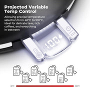 Tower Mirage Black Digital Kettle Variable Temperature Control T10087BLK3