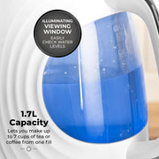 Tower Sonar White Kettle 2 Slice Toaster & 800W 20L Digital Microwave T24045WHT3