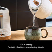 Morphy Richards Clay Kettle, 4 Slice Toaster and Microwave Set in China White7