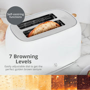 Swan Fjord White Jug Kettle Toaster plus Nordic Microwave and Slow Cooker Set9