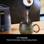 Morphy Richards Clay Flint Grey 1.7L 3kW Rapid Boil Jug Kettle 1031018