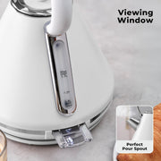 Tower Mirage White Digital Kettle Variable Temperature Control 1.7L T10087WHT1
