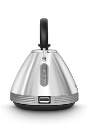 Morphy Richards Venture Retro Silver Pyramid Kettle 100333 & 4 Slice Toaster 240333 Set