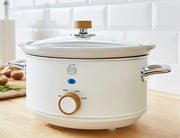 Swan Nordic White Slow Cooker Scandi Design Large 3.5L Capacity 3 Heat Settings