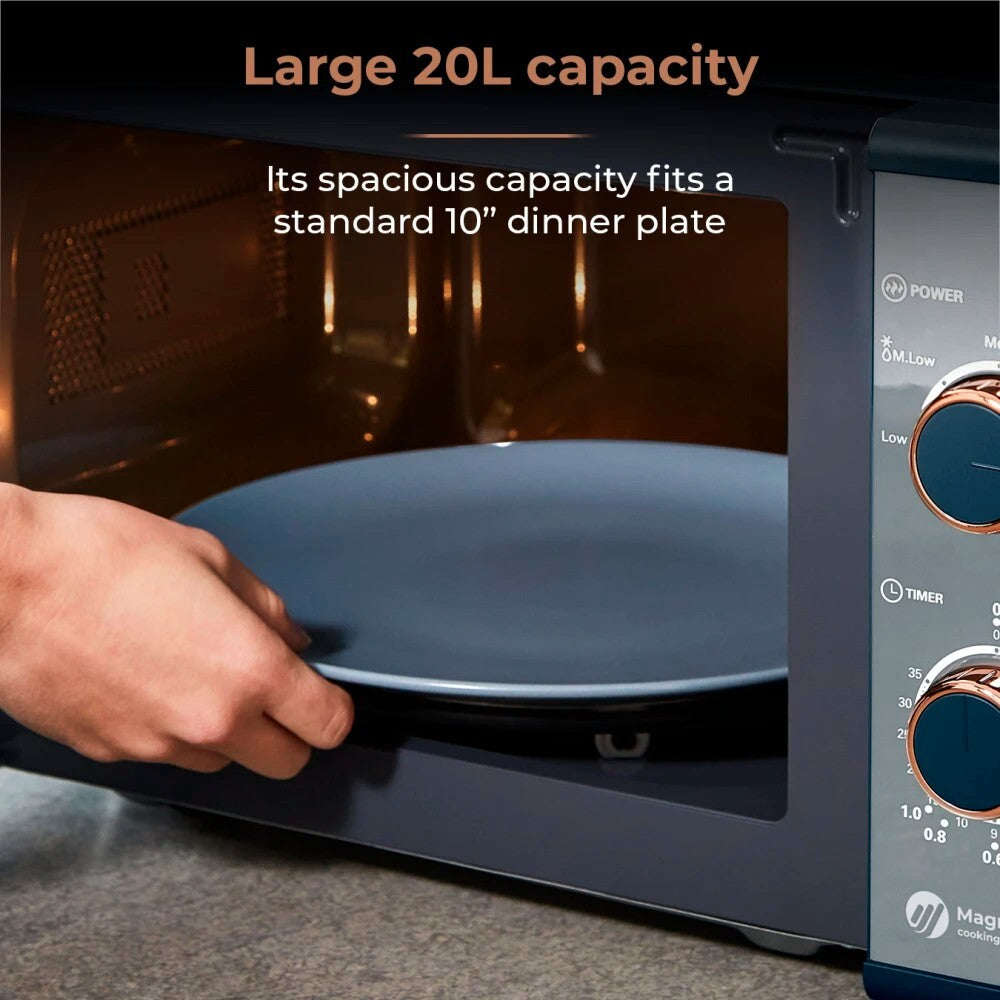 Tower Cavaletto Blue Kettle Toaster Microwave Matching Kitchen Storage Set of 87