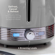 Swan Retro Grey Kitchen Set Kettle Toaster & 4.5L Digital Air Fryer Bundle Set8