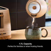 Morphy Richards Clay Felspar Brown 1.7L 3kW Rapid Boil Jug Kettle 1031008