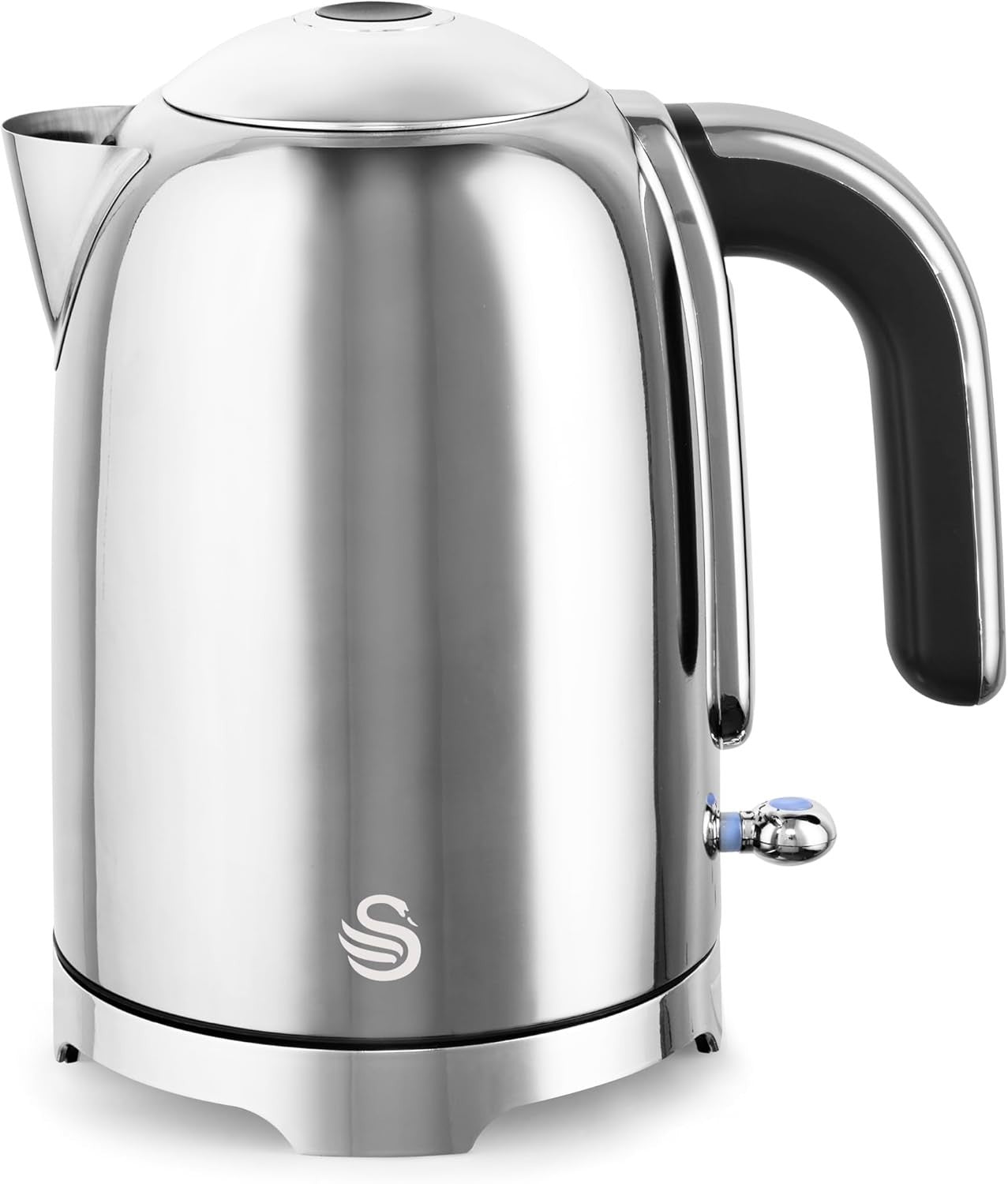 Swan Solace Stainlesss Steel 1.7L Kettle High Gloss Finish & Chrome Trim0