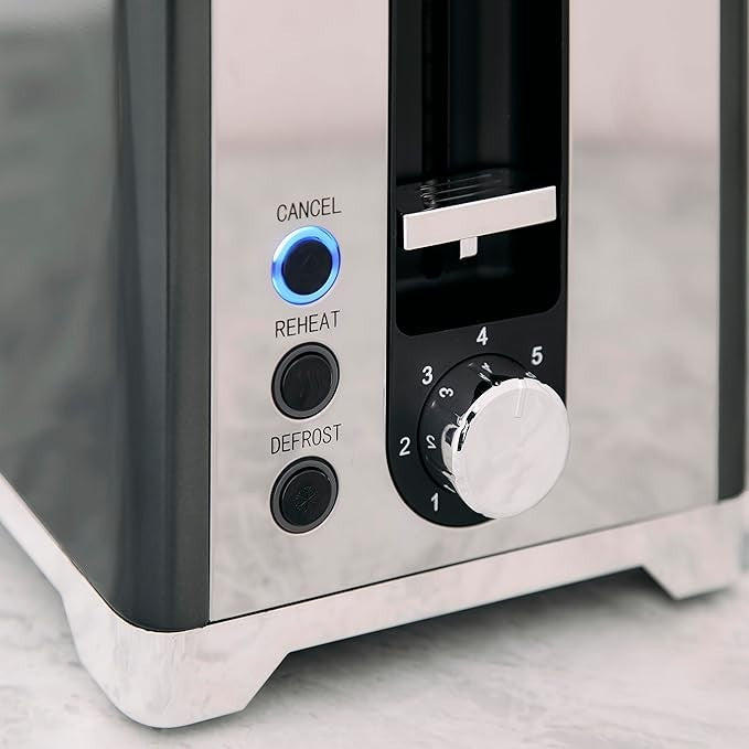 Swan Solace Graphite  Kettle & 2 Slice Toaster High Gloss Finish & Chrome Trim8