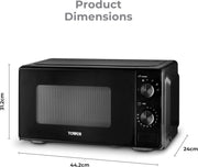 Tower Sonar Black Kitchen Set Kettle Toaster Microwave Bread Bin Canisters Set18