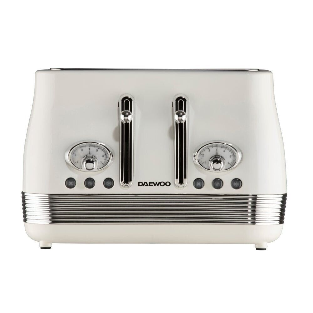 Dew Toaster Daewoo Denver Buttermilk 4 Slice Toaster SDA2746GE