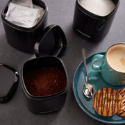 Morphy Richards Equip Black Kettle Toaster Breadbin & Canisters Kitchen Bundle13