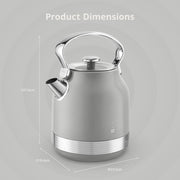 Swan Retro Revive Grey Stovetop Design Kettle 2 Slice Toaster Microwave Bundle17