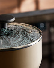 Morphy Richards 3 Piece Pan Set Cream Recycled Aluminium Saucepan Set 8590036