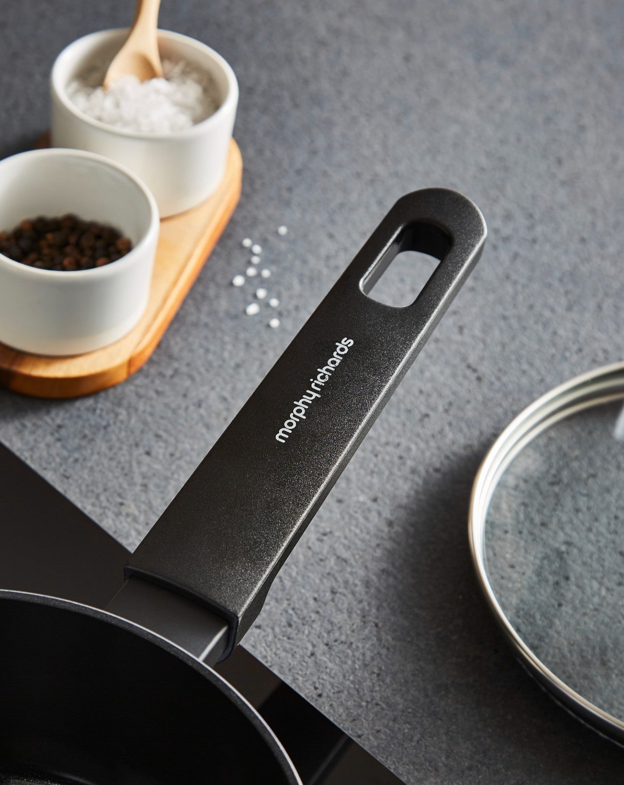 Morphy Richards 3 Piece Pan Set Navy Recycled Aluminium Saucepan Set 85900110