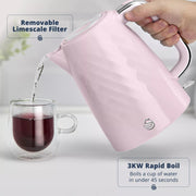 Swan Windsor Pink 1.7L Kettle & 2 Slice Toaster Set with Chrome Accents1