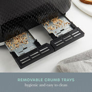 Swan Elegance Kettle, 4 Slice Toaster & 800W 20L Digital Microwave Set in Black18