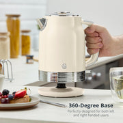 Swan Retro Revive Cream Kettle Toaster & 4.5L Digital Air Fryer Kitchen Bundle9