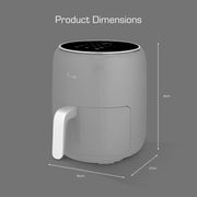 Swan Retro Grey Kitchen Set Kettle Toaster & 4.5L Digital Air Fryer Bundle Set14