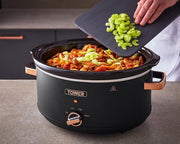 Tower Cavaletto Black Kettle Toaster Microwave Slow Cooker & Kitchen Storage Set10