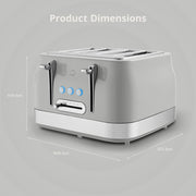 Swan Retro Revive Grey Kettle 4 Slice Toaster & 8L Dual Basket Air Fryer Bundle11