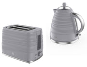 Swan Symphony Grey 3KW 1.7L Kettle & 2 Slice Toaster Matching Set