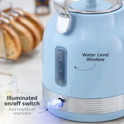 Swan Retro Revive Blue StoveTop Kettle 2 Slice Toaster & 4.5L Digital Air Fryer6