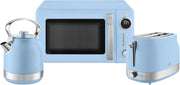 Swan Retro Revive Blue Kettle 2 Slice Toaster Microwave Stovetop Design Kettle0