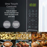 Tower Microwave White 20L 800W Digital 11 Power Levels 6 Auto Cook T24045WHT1