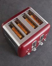 Morphy Richards Accents 4 Slice Toaster Rhubarb Limited Edition 420513