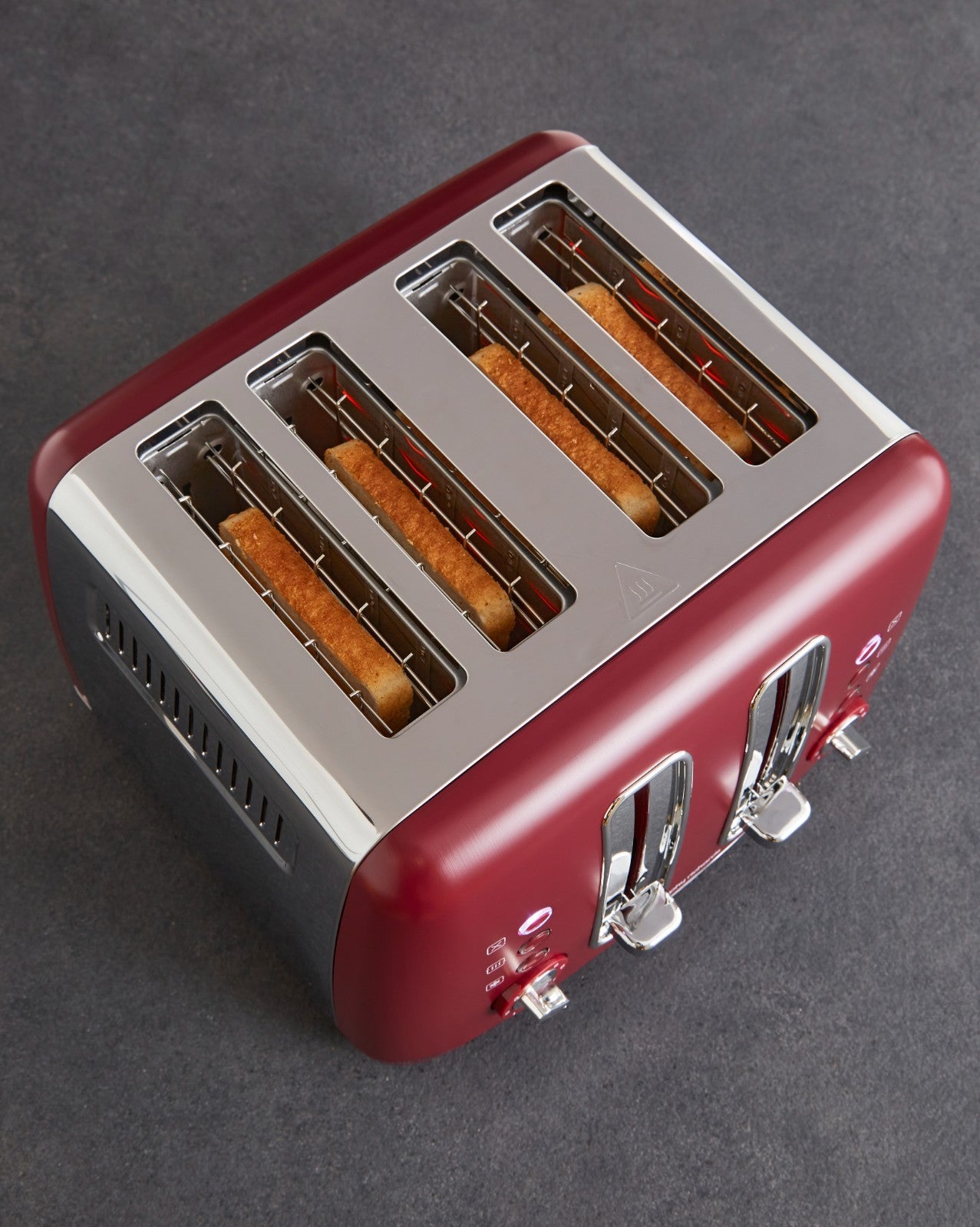 Morphy Richards Accents 4 Slice Toaster Rhubarb Limited Edition 420513