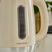 Morphy Richards Equip Cream Kettle Toaster Breadbin & Canisters Kitchen Bundle10