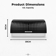 Tower Solitaire Black Kettle Toaster Manual Microwave & Kitchen Storage Set21