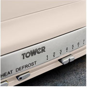 Tower Belle Chantilly 1.5L 3KW Kettle & 2 Slice Toaster Matching Set in Cream