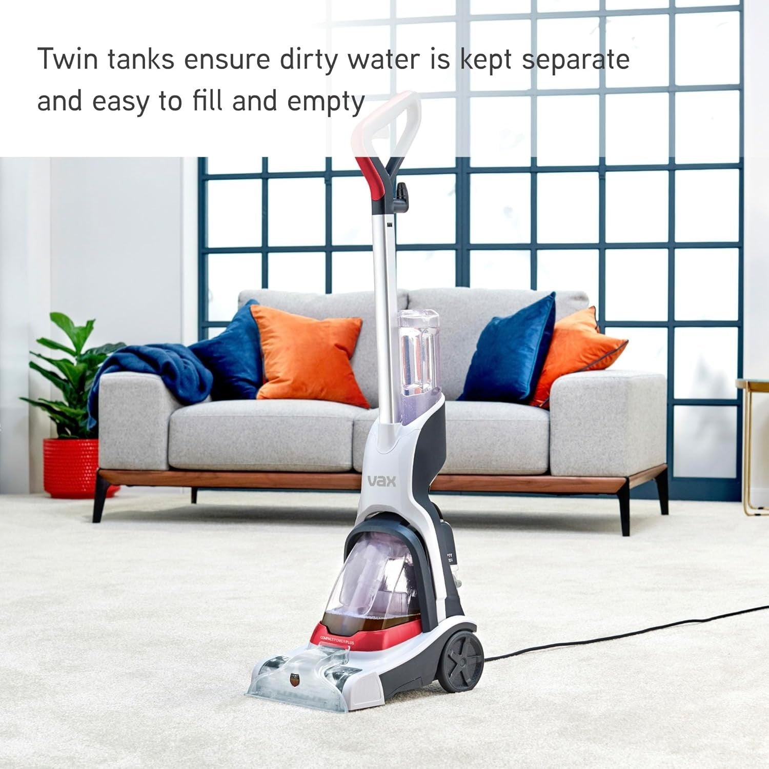 Vax Compact Power Plus Carpet Cleaner CDCW-CPXP Lightweight Deep Clean Fast Dry1