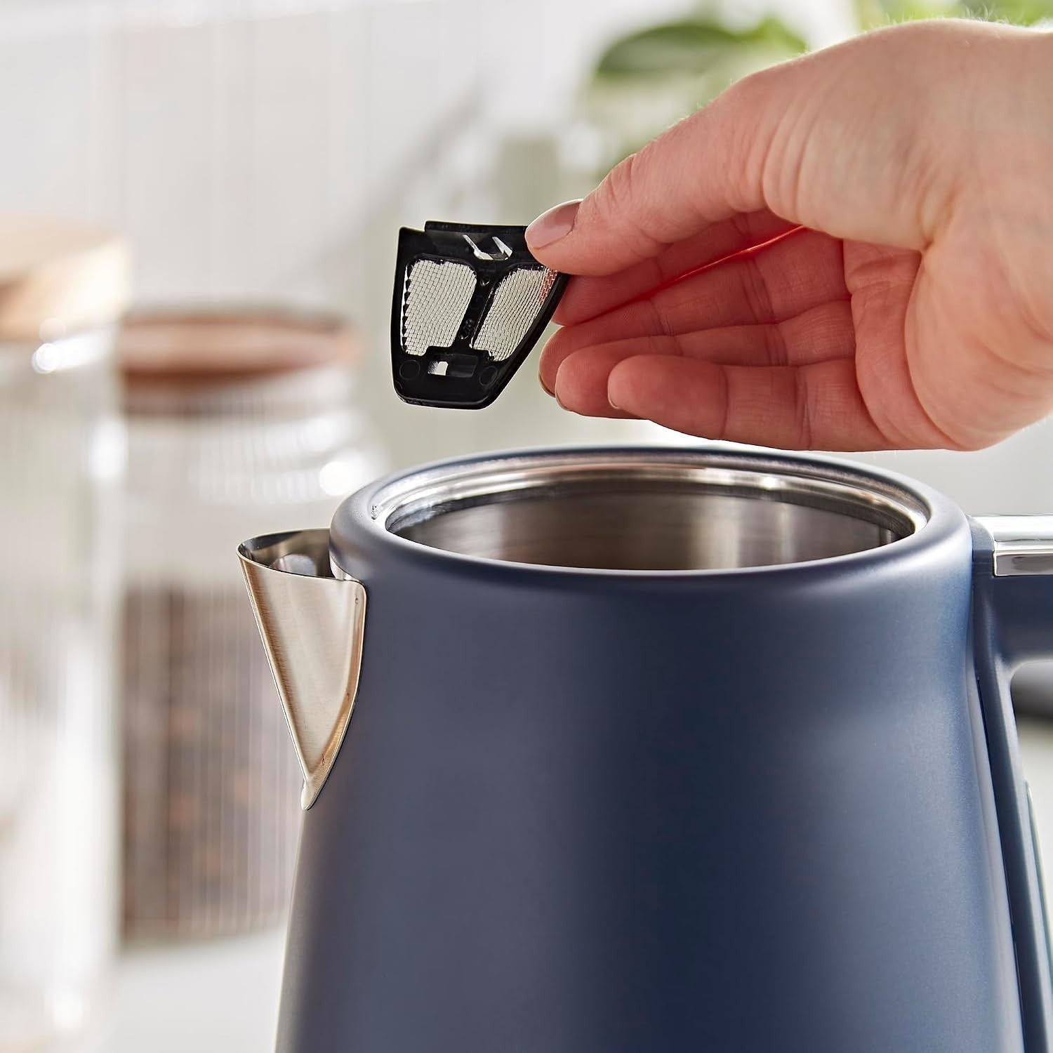 Morphy Richards Illumination Navy Peony 1.7L Jug Kettle 1080235