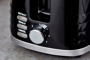 Tower Solitaire Black Kettle Toaster Manual Microwave & Kitchen Storage Set10