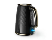 Swan Windsor Black Gunmetal & Brass 1.7L 3kW Rapid Boil Kettle SK14611GBLK0