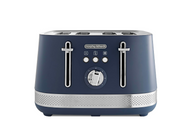 Morphy Richards Illumination Navy Peony 4 Slice Toaster 2480230