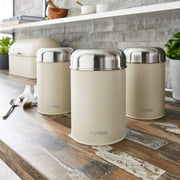 Tower  Infinity Tea Coffee Sugar Canisters in Pebble Kitchen Storage T826101PEB2