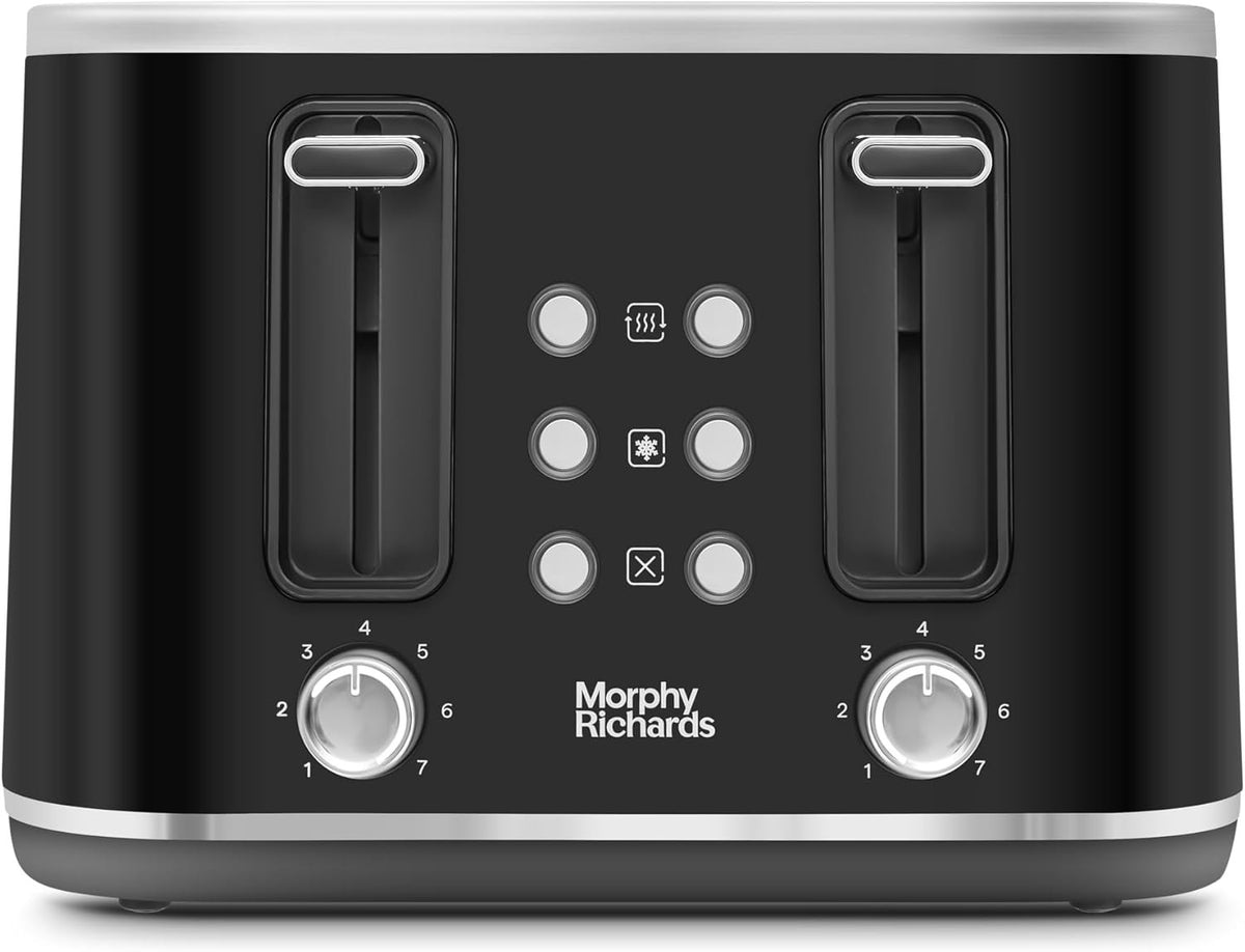 Morphy Richards Motive Black 1.7L Kettle & 4 Slice Toaster Matching Set4
