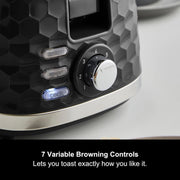 Morphy Richards Hive Black 1.5L 3KW Kettle & 2 Slice Toaster Matching Set4
