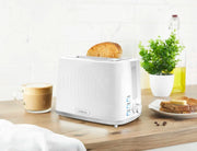 Tower Sonar White Kettle 2 Slice Toaster & 800W 20L Digital Microwave T24045WHT2