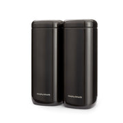 Morphy Richards Equip Kitchen Storage Canisters Set of 2 Large Canisters Black6