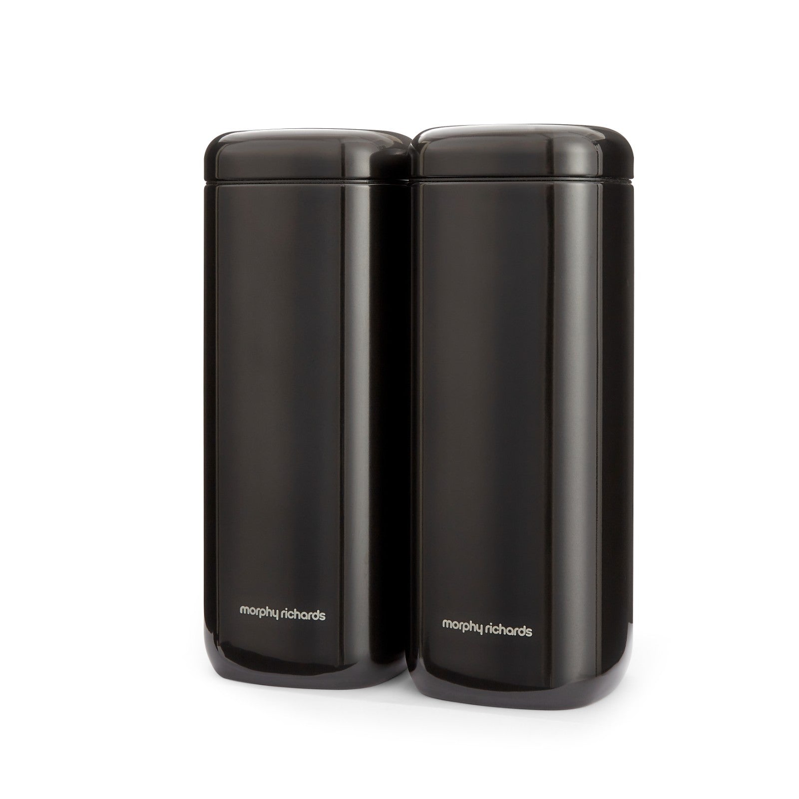Morphy Richards Equip Kitchen Storage Canisters Set of 2 Large Canisters Black6