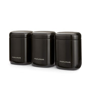 Morphy Richards Tea Coffee Sugar Kitchen Storage Canisters Set of 3 in Black5