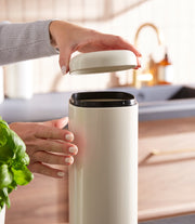 Morphy Richards Equip Cream Large Roll Front Bread Bin & Large Storage Canisters6