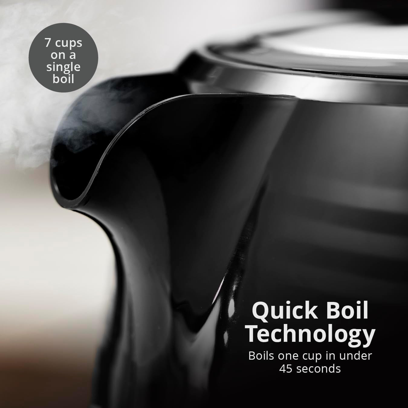 Swan Wave Black Kettle 2 Slice Toaster  & 800W Microwave Matching Kitchen Set5