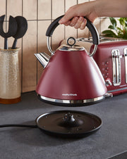 Morphy Richards Accents 1.5L Pyramid Kettle in Rhubarb Limited Edition 1020515