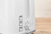 Tower Sonar White Kettle 2 Slice Toaster & 800W 20L Digital Microwave T24045WHT7